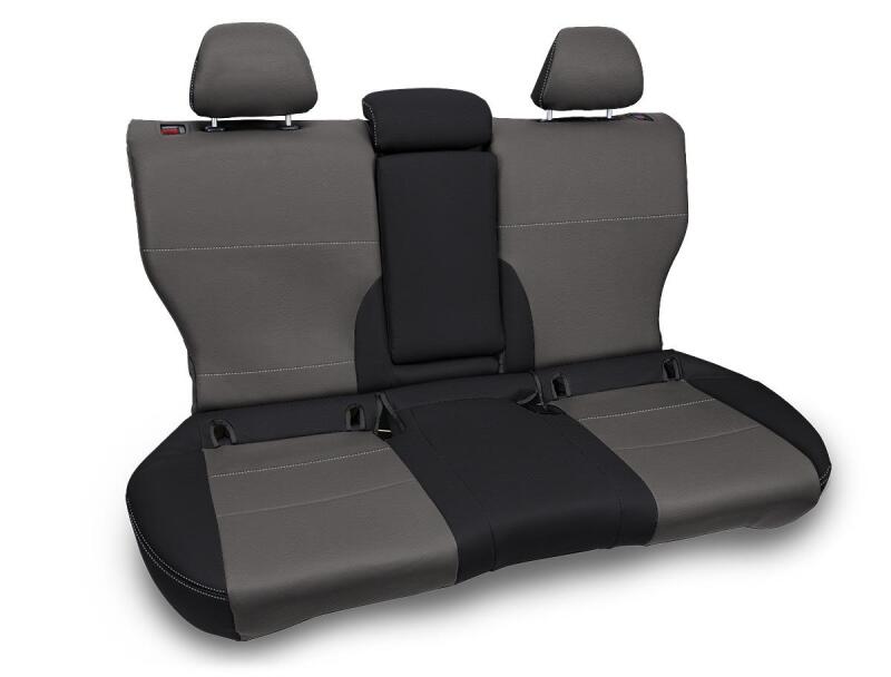 Subaru Outback Seat Covers - Rear - PRP Seats - Black and Gray - `15-`20